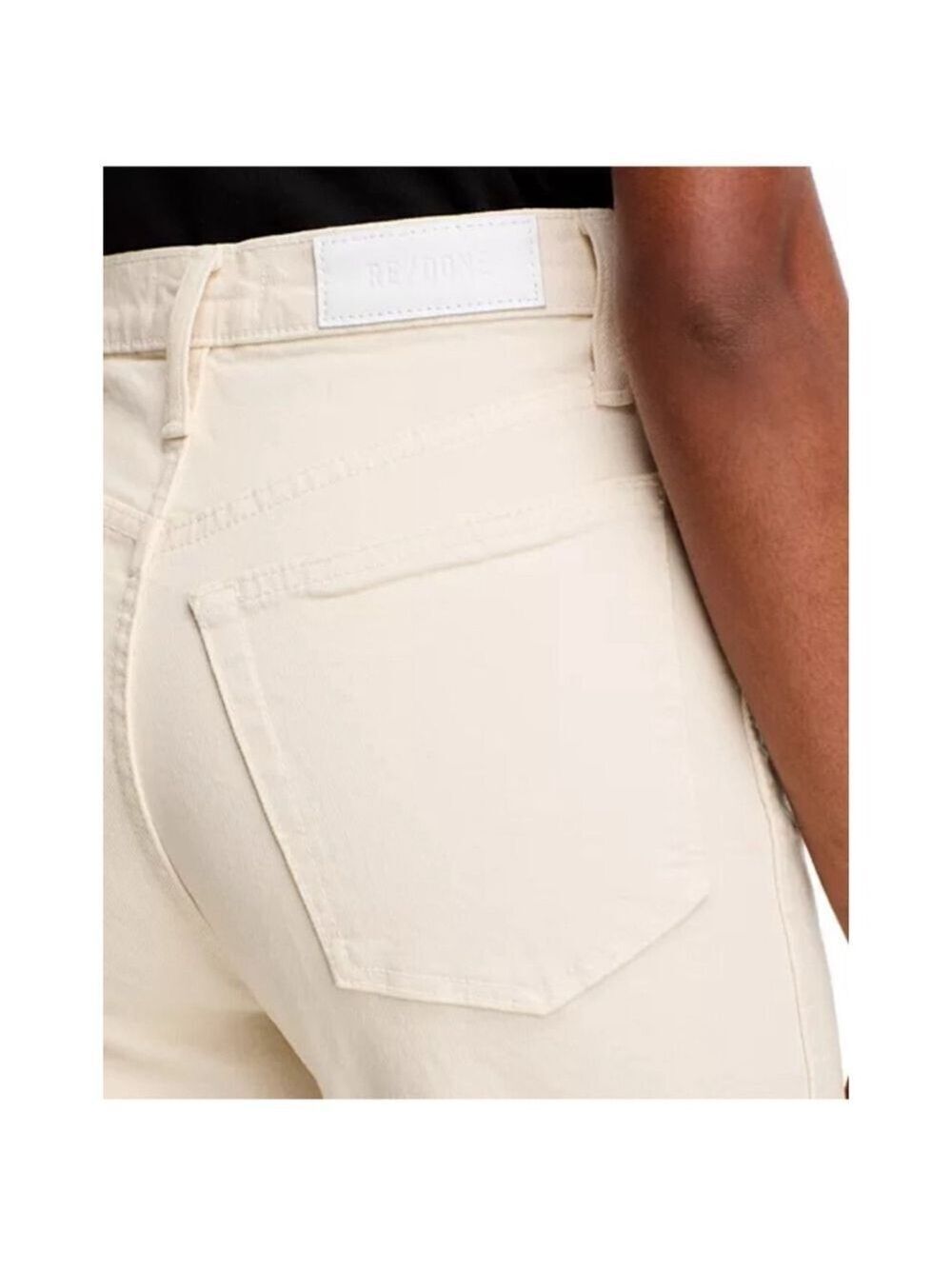 Women's RE/DONE Jeans Ivory Color - Picture 5 of 10